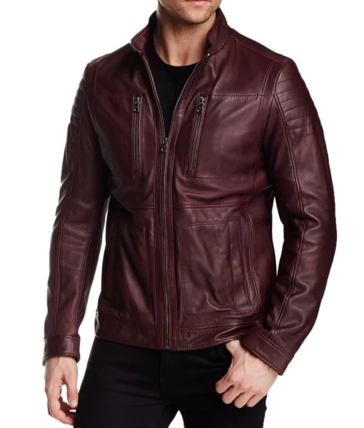 Oliver Red Aviator Cafe Racer Jacket