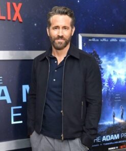 The Adam Project Ryan Reynolds Black Jacket