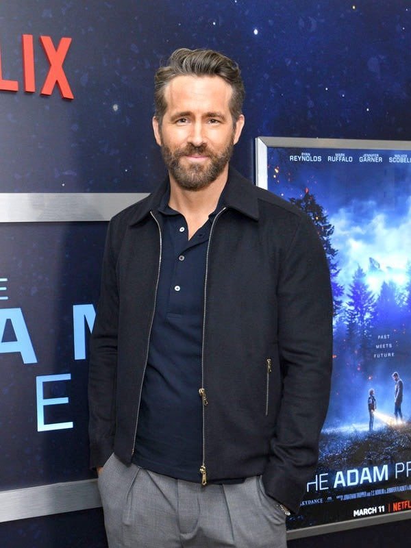 The Adam Project Ryan Reynolds Black Jacket