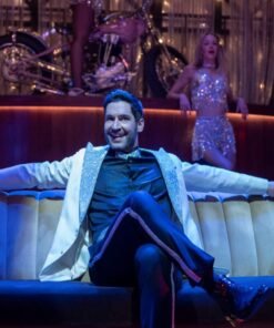 Lucifer Tom Ellis White Blazer