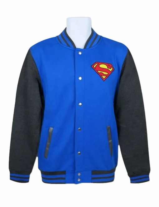 Superman Letterman Blue Jacket