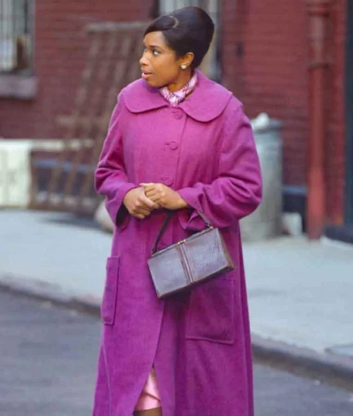 Respect 2021 Jennifer Hudson Purple Coat