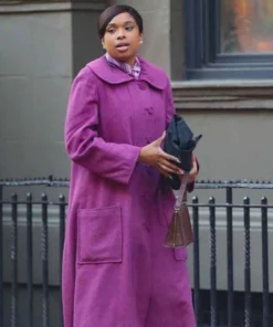Respect 2021 Jennifer Hudson Purple Coat