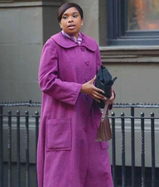 Respect 2021 Jennifer Hudson Purple Coat