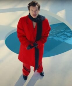 Harry Styles Red Coat