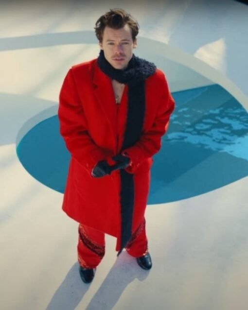 Harry Styles Red Coat