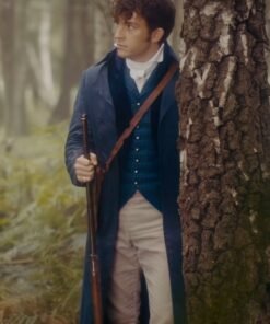 Bridgerton S02 Anthony Bridgerton Blue Trench Coat