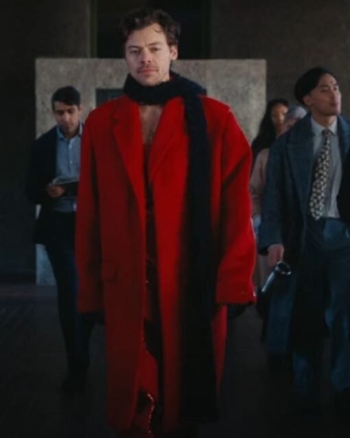 Harry Styles Red Coat