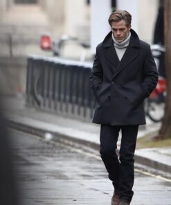 All the Old Knives Chris Pine Peacoat