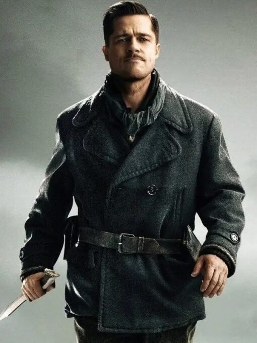 Inglourious Basterds Brad Pitt Peacoat