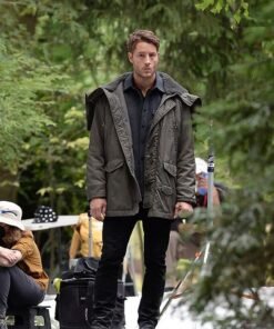 The Noel Diary Justin Hartley Parka Jacket