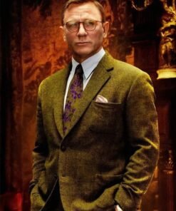 Knives Out Daniel Craig Green Blazer