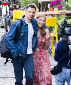 The 355 Sebastian Stan Denim Jacket