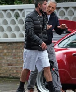 Simon Cowell Black Padded Jacket