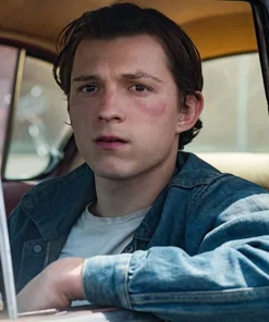 The Devil All The Time Tom Holland Denim Jacket