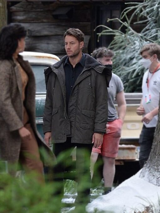 The Noel Diary Justin Hartley Parka Jacket