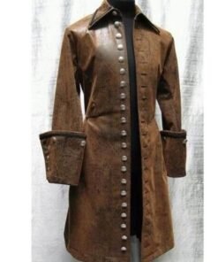 The Steampunk Captain Leather Coat