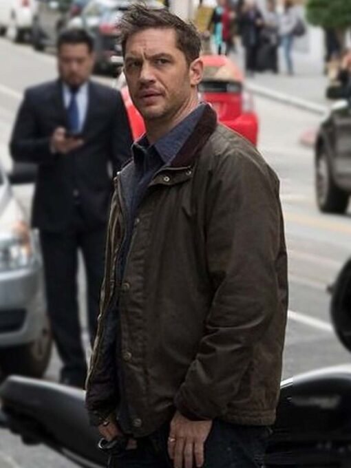 Venom Tom Hardy Brown Cotton Jacket