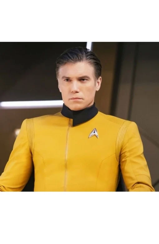Star Trek Discovery 2 Captain Christopher Pike Cotton Jacket