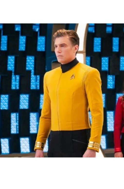 Star Trek Discovery 2 Captain Christopher Pike Cotton Jacket