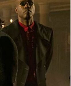 The Matrix 4 Morpheus Black Coat