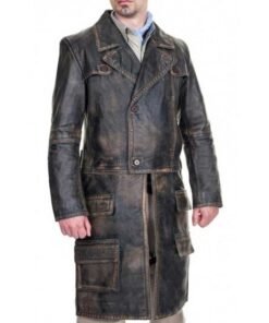 Defiance Grant Bowler Leather Coat