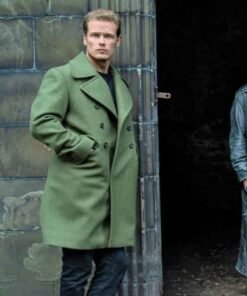 Men in Kilts Sam Heughan Green Coat