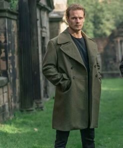 Men in Kilts Sam Heughan Green Coat