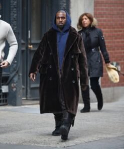 Kanye West Velvet Long Coat
