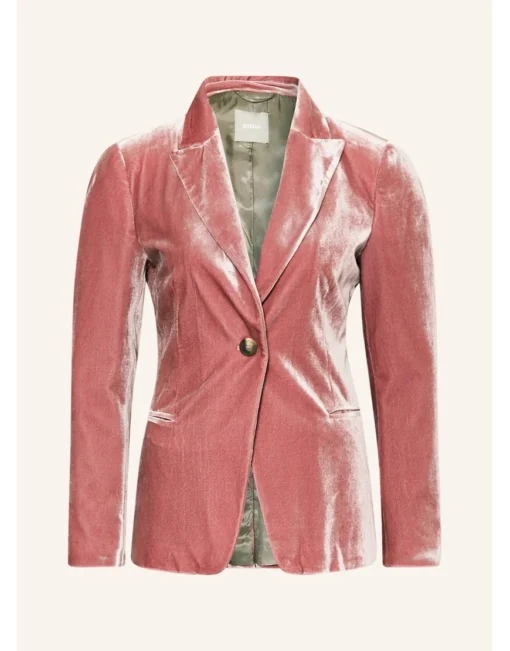 Asher Keddie Pink Velvet Blazer