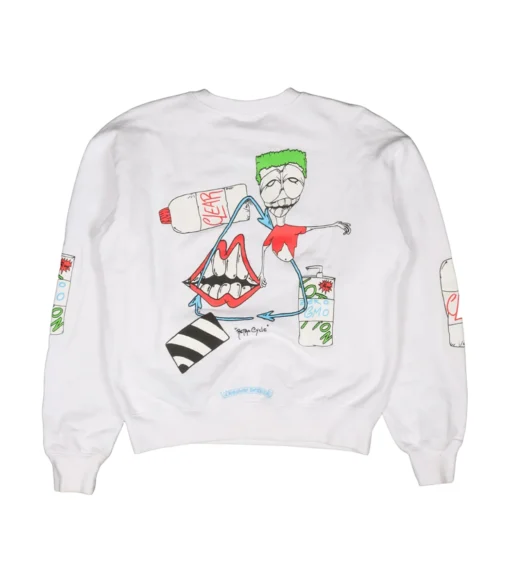 Boy Brain Wave Crewneck Sweater