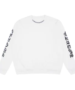 Neck Letters Sweatshirt