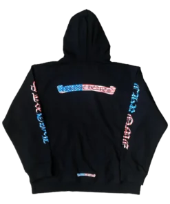 Black Cotton Matty Boy America Hoodie