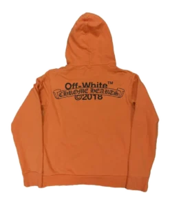 X Off White Orange Hoodie