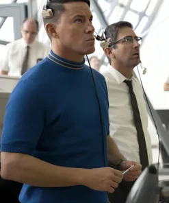 Moon Channing Tatum Blue Shirt
