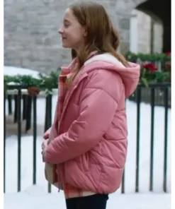 Ava Weiss Pink Puffer Jacket