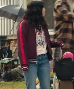 2024 Maroon Bomber Jacket