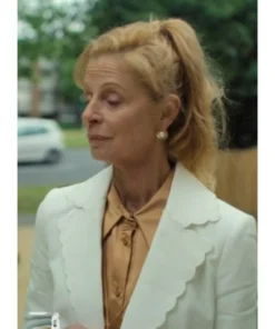 Heather Mitchell Scallop Trim Blazer