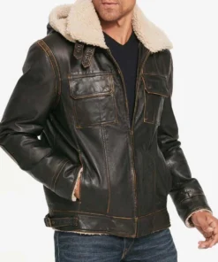 Hooded Aviator Jacket