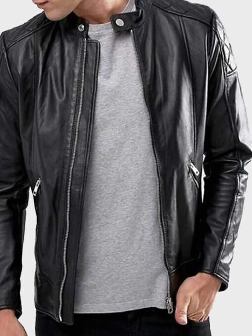 Stylish Cafe Racer Jacket