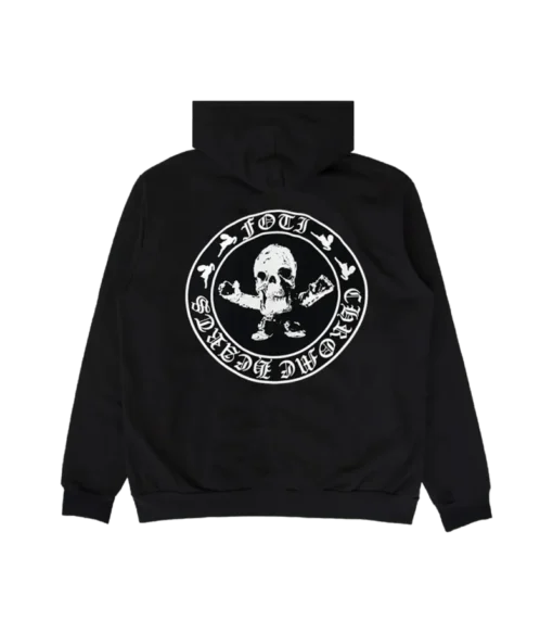 Foti Skeleton Zip Up Hoodie