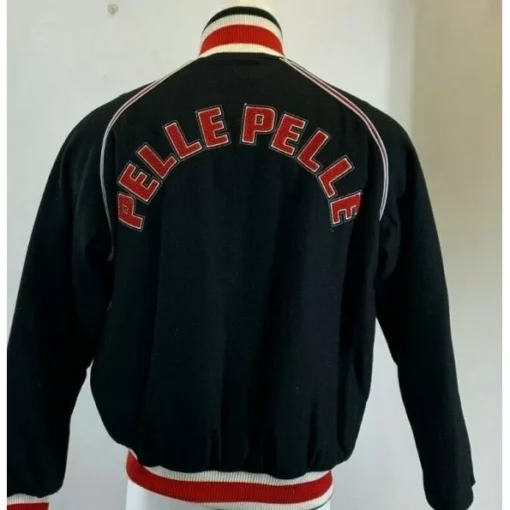 Pelle Pelle Varsity Wool Jacket | Black Jacket