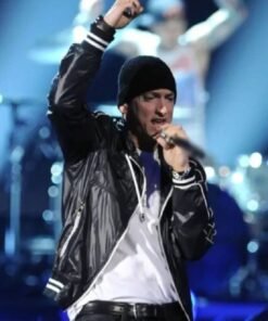 52nd Annual Grammy Eminem Hooded Black Jacket
