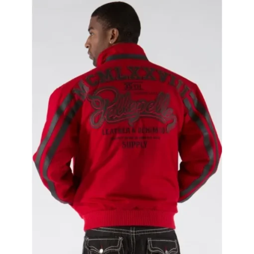 Pelle Pelle Red 35th Anniversary Men Jacket | Wool Jacket