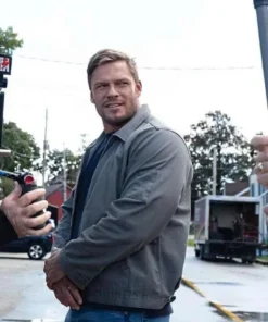 Reacher S02 Jack Reacher Grey Cotton Jacket