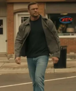 Reacher S02 Jack Reacher Grey Cotton Jacket