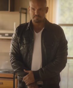 Kevin Land Of Women Black Leather Jacket