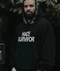 Drake Hate Survivor Black Hoodie
