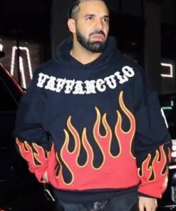 Drake Vaffanculo Flame Fleece Hoodie
