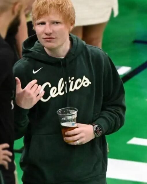 Ed Sheeran Boston Celtics Green Hoodie